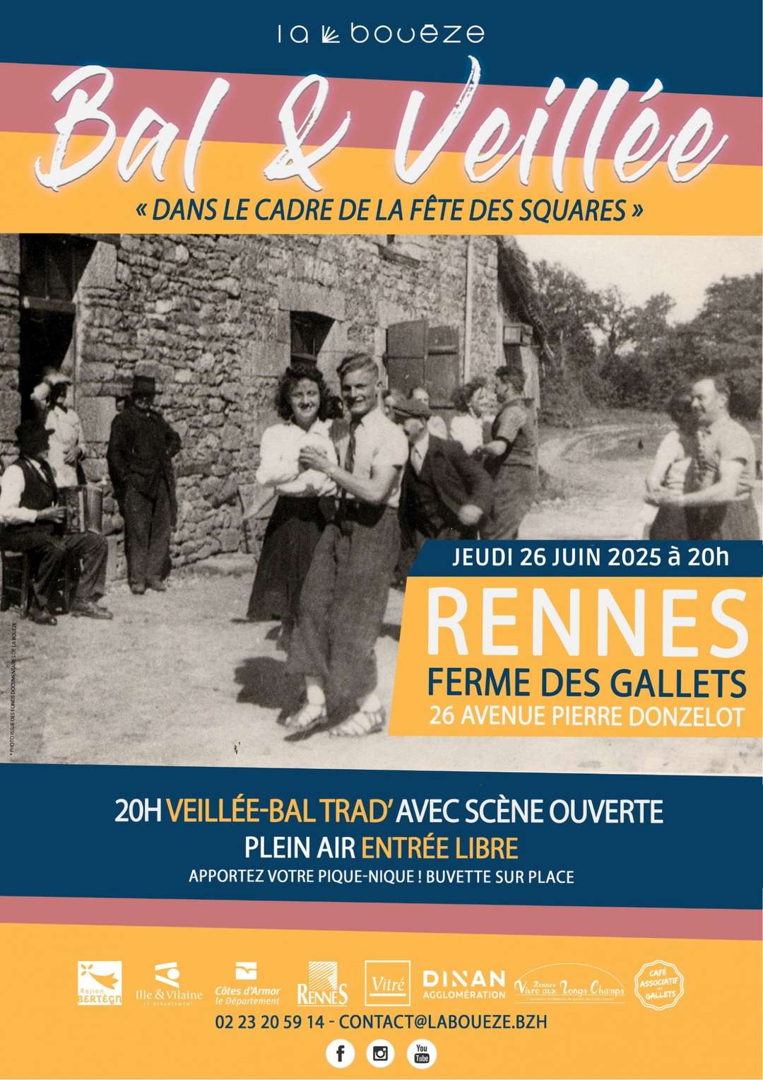 Bal & Veillée avec scène ouverte