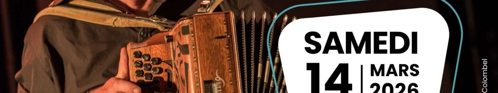 Stage d'accordéon diatonique animé par Nicolas Rozé  - Samedi 14 mars 2026