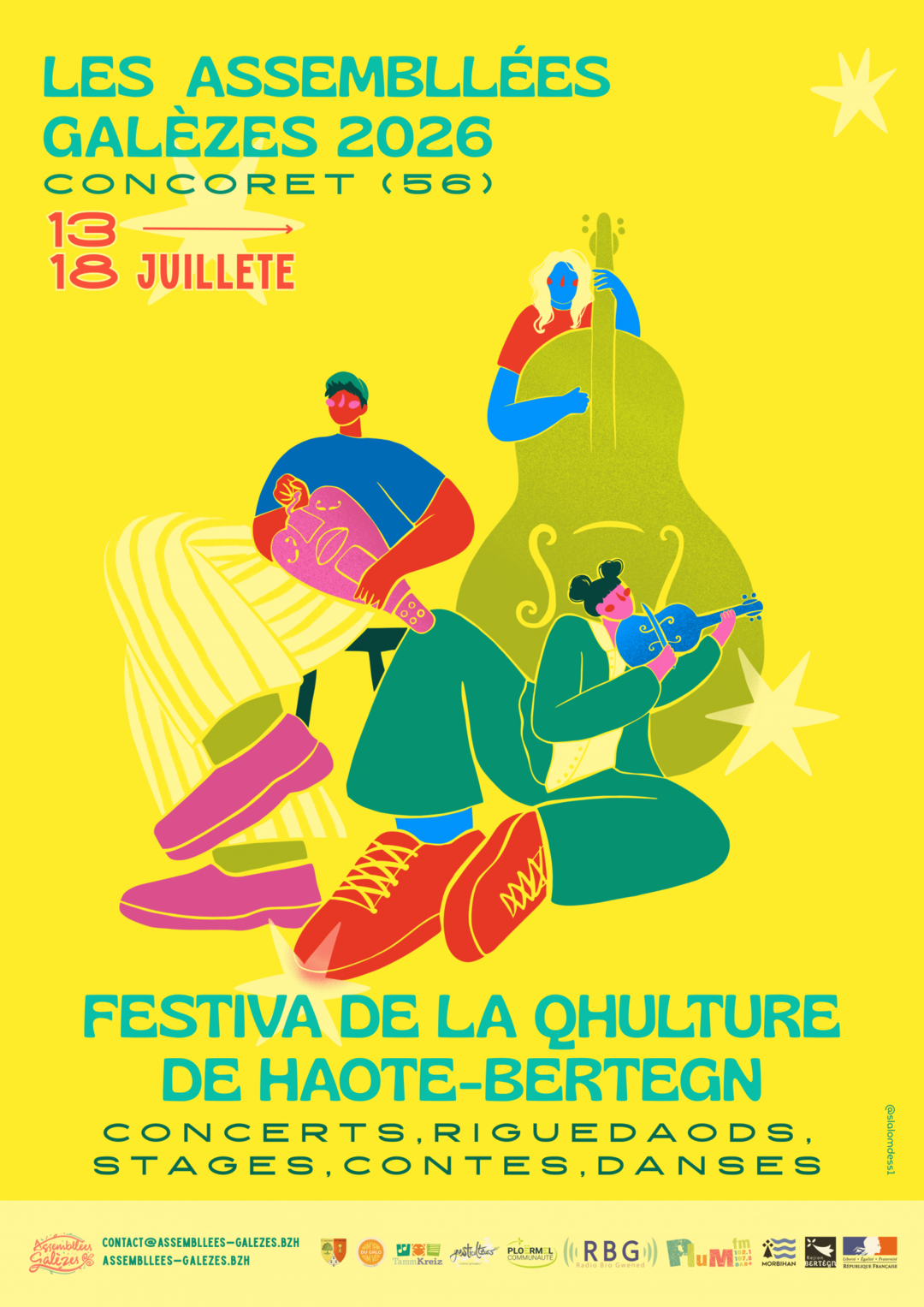 Les inscriptions aux stages des Assembllées Galèzes 2026 sont ouvertes ! 