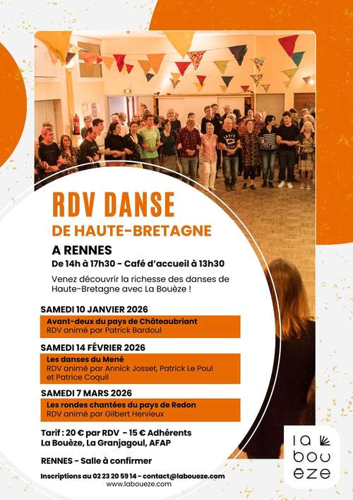 Danse de Haute-Bretagne : trois rendez-vous à ne pas manquer !