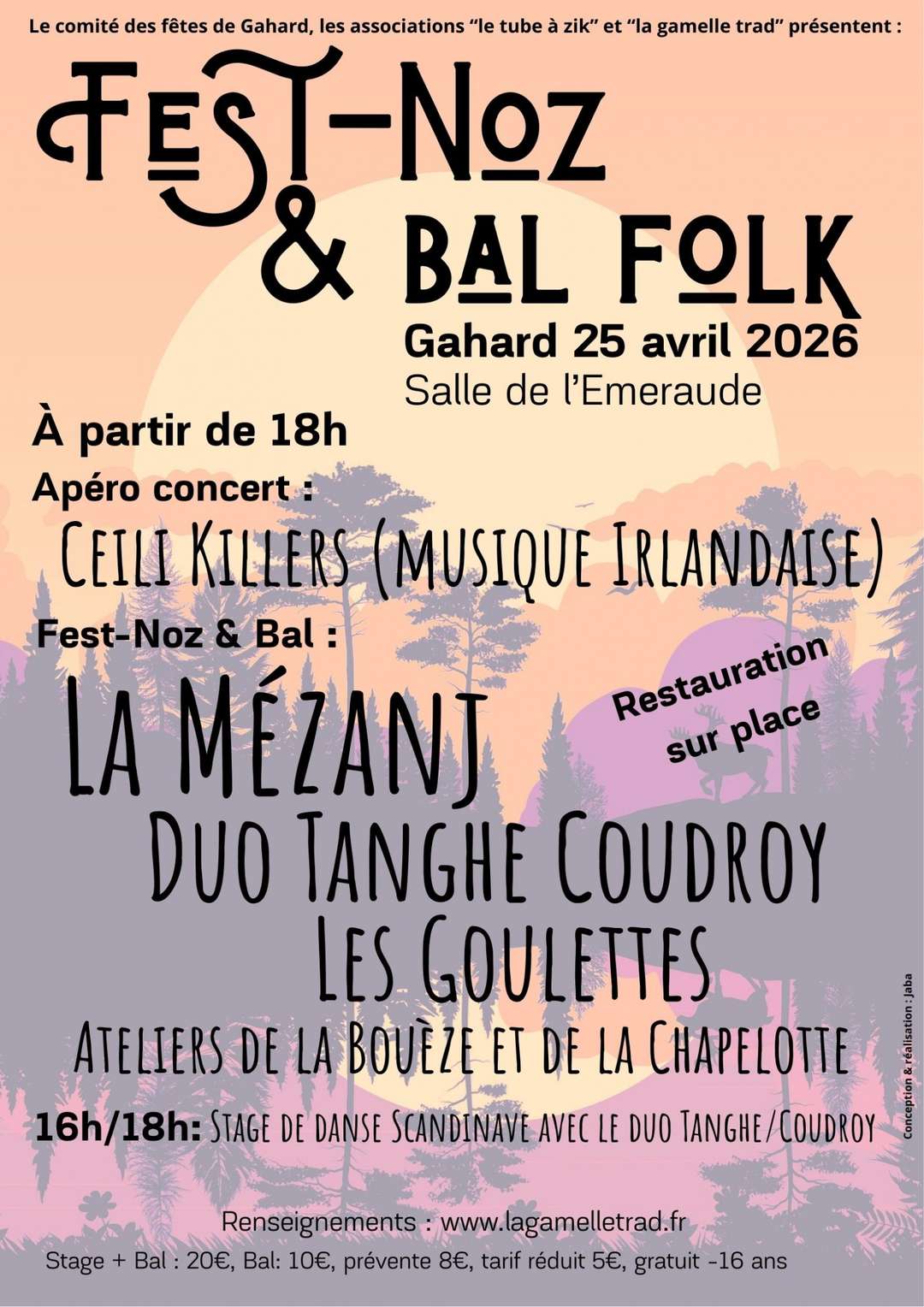Fest-Noz & Bal Folk - Samedi 25 avril 2026