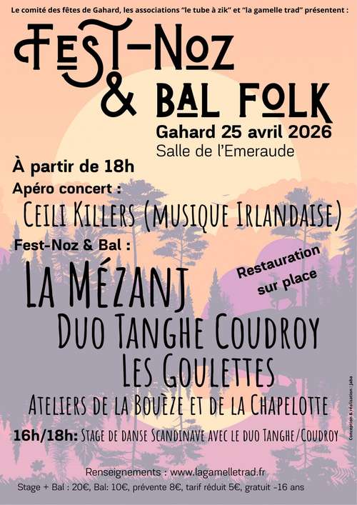 Fest-Noz & Bal Folk - Samedi 25 avril 2026