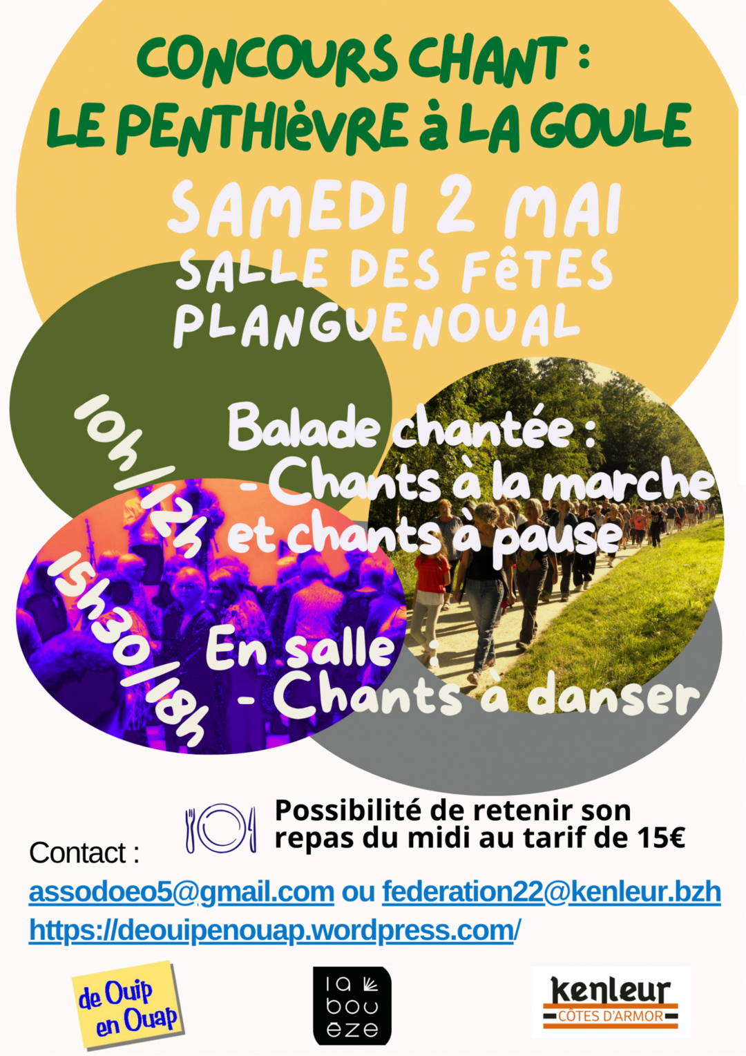 Concours de chant : Le Penthièvre à la goule ! Samedi 2 mai 2026